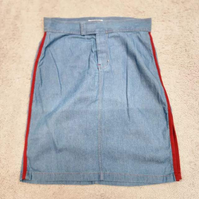 Roxy Jean quiksilver Juniors size 9 denim skirt Skater Y2K USA