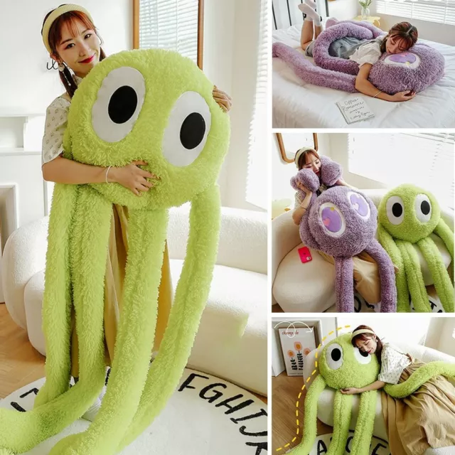 Cartoon Giant Octopus Throw Pillow Soft Long-legged Octopus Doll