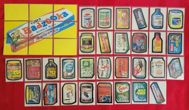 1974 Vintage Wacky Packages 10Th Series Tan Back Singles  @@ Pick One @@