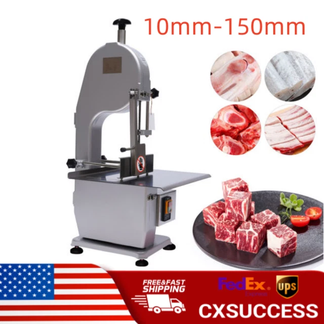 1500W Commercial Frozen Meat Cutting Machine Meat Bone Saw Band Cutter Slicer