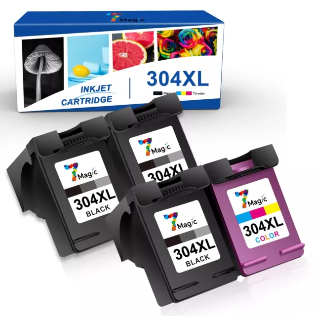 XL Für HP 304 XL Druckerpatronen für Deskjet 2620 2621 3720 Envy 5020 5030 5032