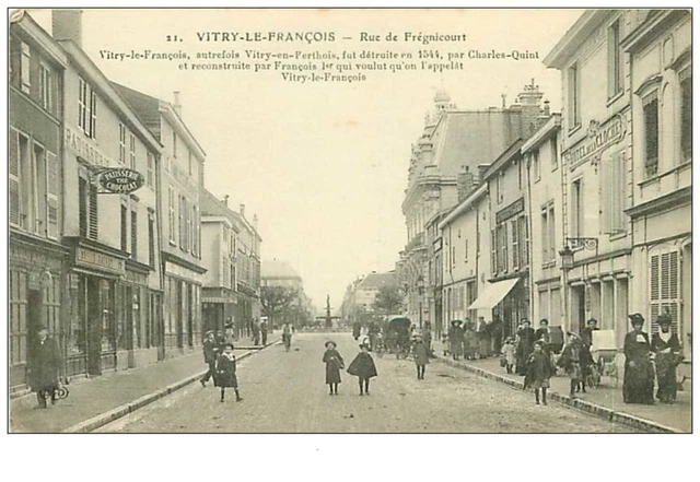 51.VITRY LE FRANCOIS.n°165.RUE DE FREGNICOURT.HOTEL DE LA CLOCHE.PATISSERIE TH