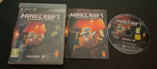 MINECRAFT PS3 PLAYSTATION 3, 2014 Game Complete With Manual Free Post In  AUS $24.95 - PicClick AU