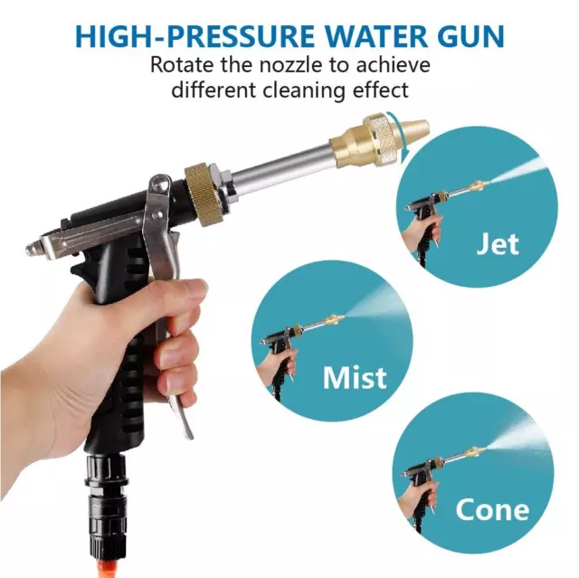 12V High Pressure Electric Wash Machine Gun 120W Power Washer Pump Kits Car Yard 3