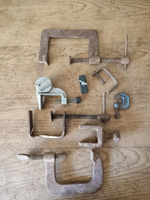 ANCIEN SERRE-JOINTS EN bois - outil de menuisier EUR 18,00 - FR