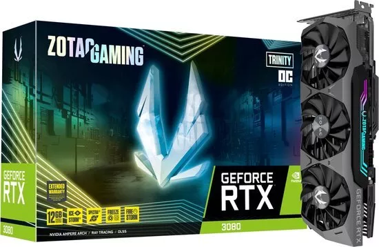 Zotac GAMING GeForce RTX 3080 Trinity OC LHR 12GB NVIDIA GDDR6X