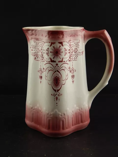 Antica Originale Caraffa Brocca Ceramica Boch Freres La Louviere Del 1920