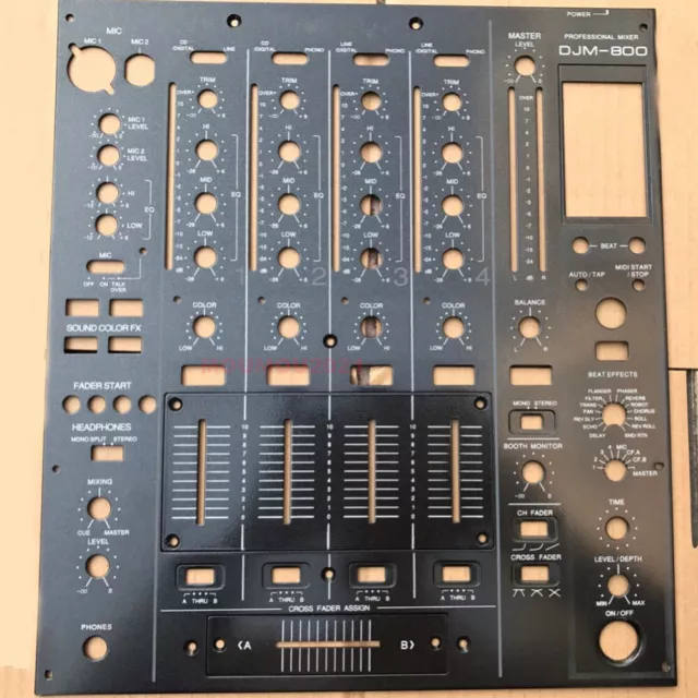 OEM Main Faceplate Parts for Pioneer DJM800 DNB1144 Fader Panel DAH2427, DAH2426 2