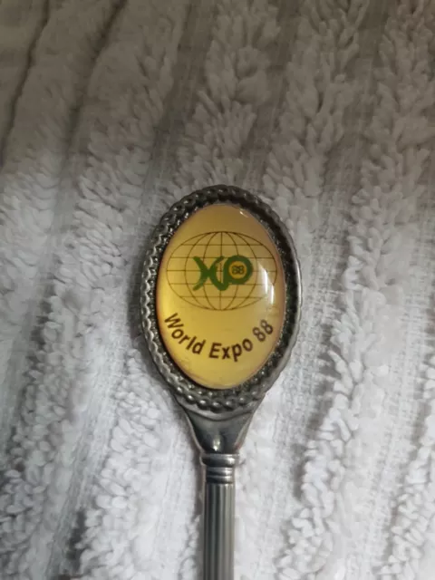 World Expo City Hall Brisbane Collectors  Souvenir Spoon Silverplated