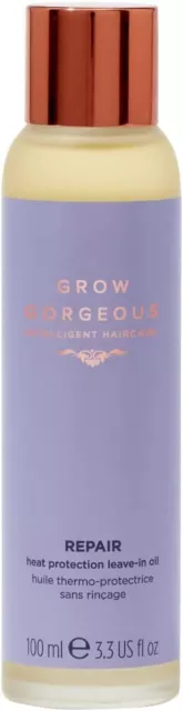 Grow Gorgeous Heat Protection Leave-In Oil, 100 ml