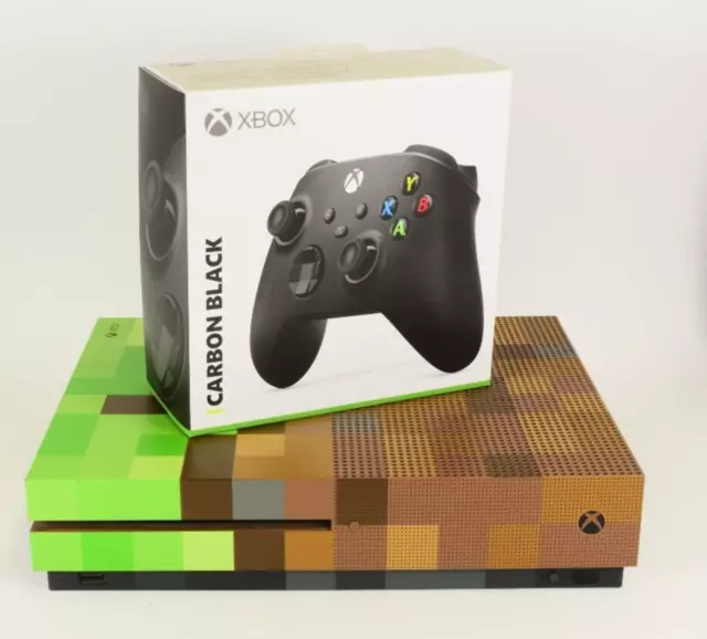 Microsoft Xbox One S 1TB Minecraft Edition con controller console di gioco console