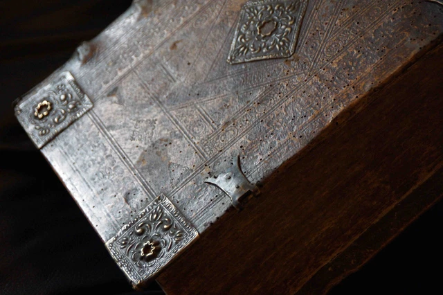 BIBLIA GERMANICA URALTE deutsche Bibel 1684 Buch 17. Jh. Luther riesig ...