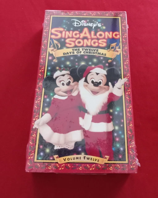 SEALED DISNEYS SING Along Songs - The Twelve Days of Christmas New VHS ...