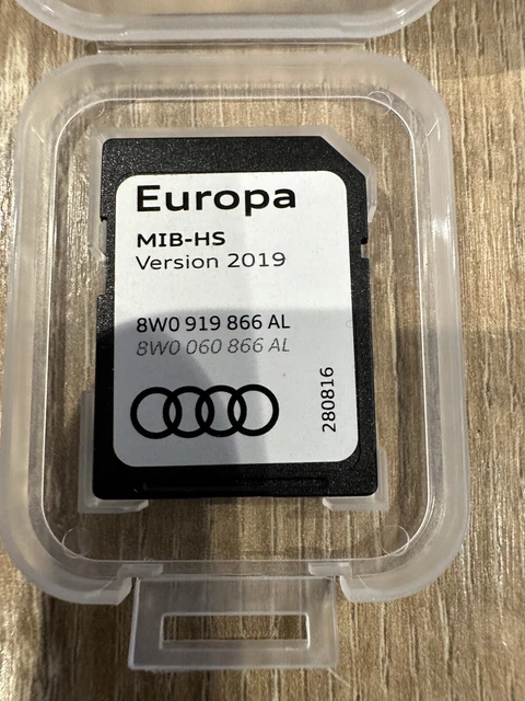 ORIGINAL AUDI A3 A4 A5 Q2 Q5 2019 SAT NAV MIB-HS SD Karte Europa