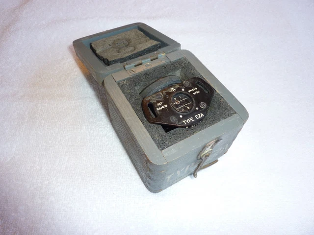 WW2 RAF TYPE E2A Antique Aircraft Compass circa 1939-1945 £57.88 ...