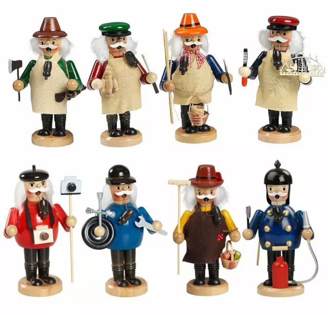 Räuchermännchen / Räuchermann Berufe verschiedene Motiver 13 cm 2