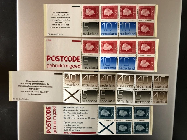 Niederlande ** postfrisches Lot aus 7 Markenheftchen - Ziffern und Königinnen!!!