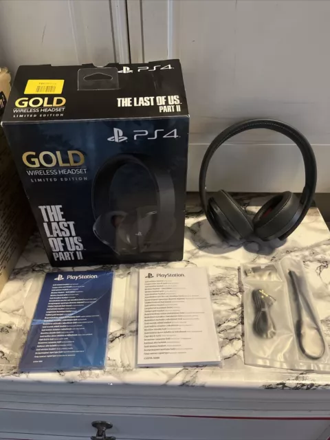 Sony gold the last of us part 2 wireless shop ps4 headset