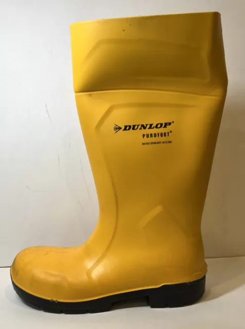 Dunlop Purofort US Size 9 Mens/Women's 10.5  Multi-Grip Steel Toe Rubber  Boots