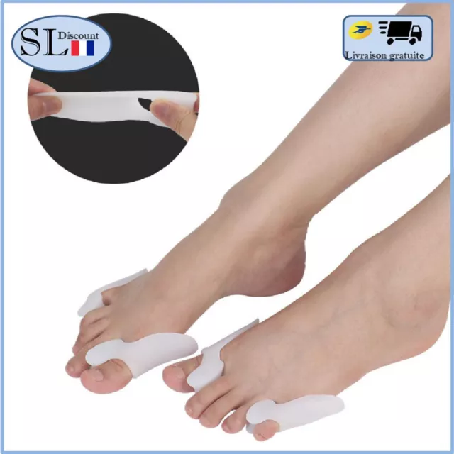 Orthèse Hallux Valgus Silicone Séparateur orteil