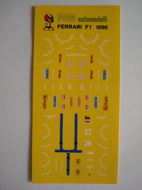 At717 Fds 1/43 Ferrari V-12 #6 Gp F1 Italie 1966 Kit Metal a Monter Ref 22