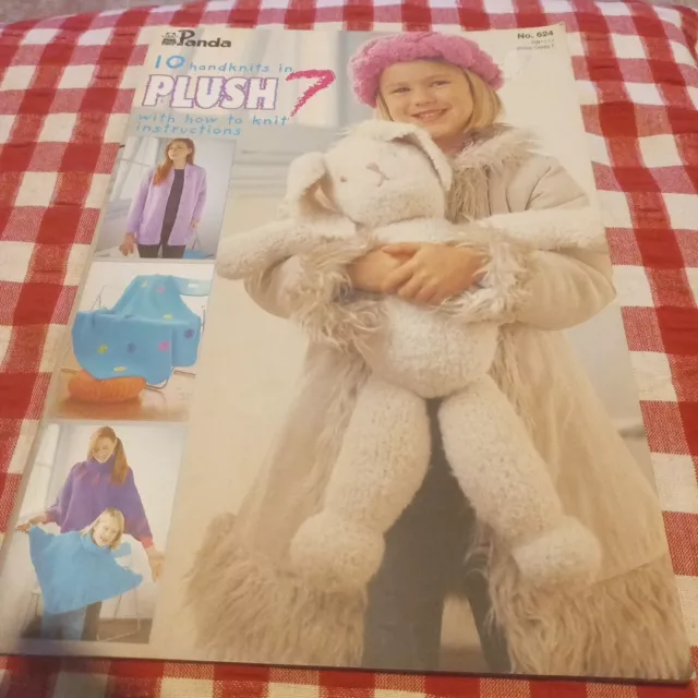 😇 Panda No 624 Mixed Knits 10 Handknits On Plush 7 knitting pattern Book Women