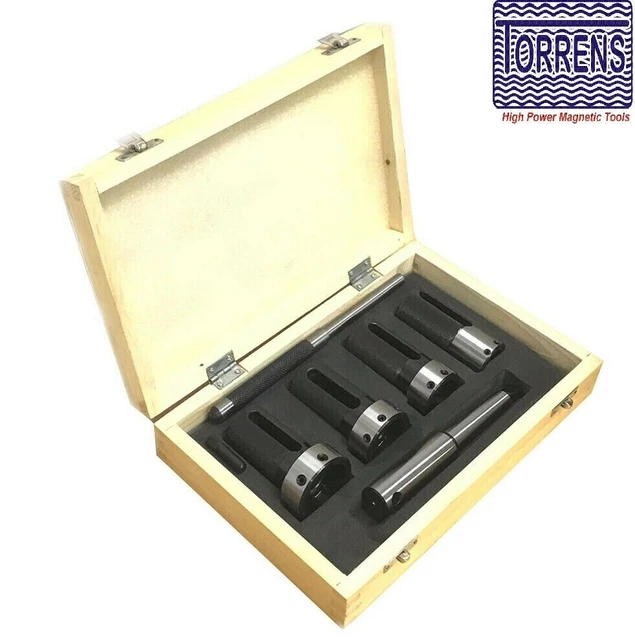 RSTOOLS Lathe Tailstock Floating Die Holder Set - MT2 Shank, Holds 4 Die Sizes