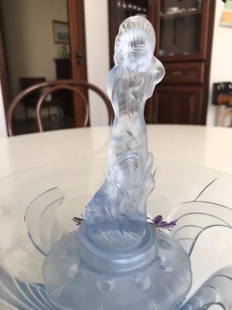 Fioriera centrotavola vaso Cristallo Vetro Tipo Lalique stile liberty 2