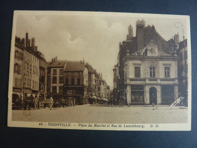 THIONVILLE Diedenhofen Moselle CPA 57 bijouterie de la place du marché
