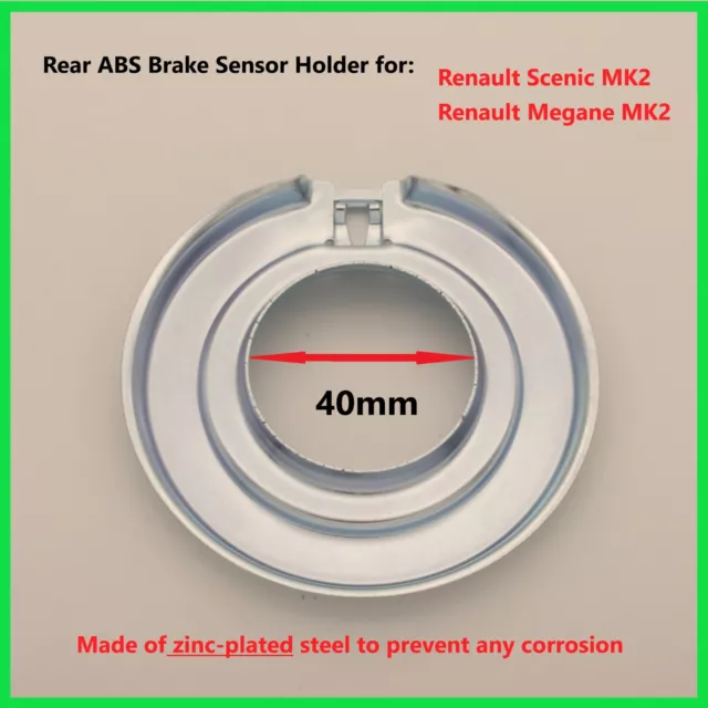 Für Renault Megane Scenic Mk2 Mk Ii Abs Halter Halterung Platte Sensor Hinten