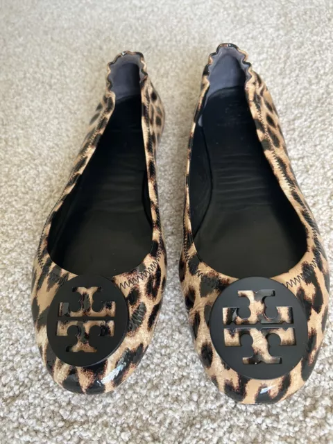 Tory Burch Animal Print Flats Size 10M