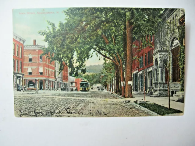 1909 Main Street, Cooperstown, N.Y. Postcard