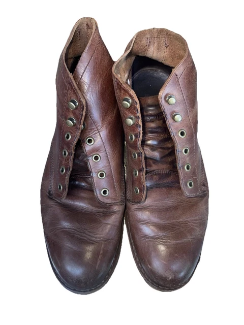 DANNER JACK II Dark Coffee Brown Leather Boots Men display picture 1