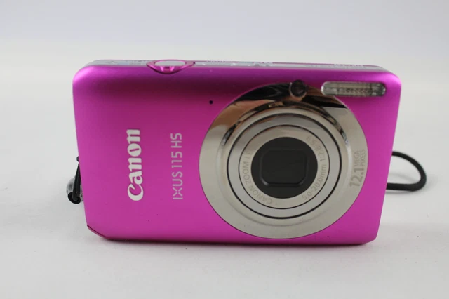 Canon IXUS 115 HS DIGITAL COMPACT CAMERA w/ 4x IS Zoom Lens WORKING