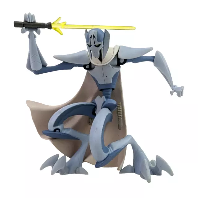 Star Wars 2005 Hasbro Clone Wars 2D Animated General Grievous C 8.0