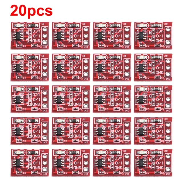 Switch capacitivo pulsante touch rosso ad alte prestazioni modulo singolo 20 pz