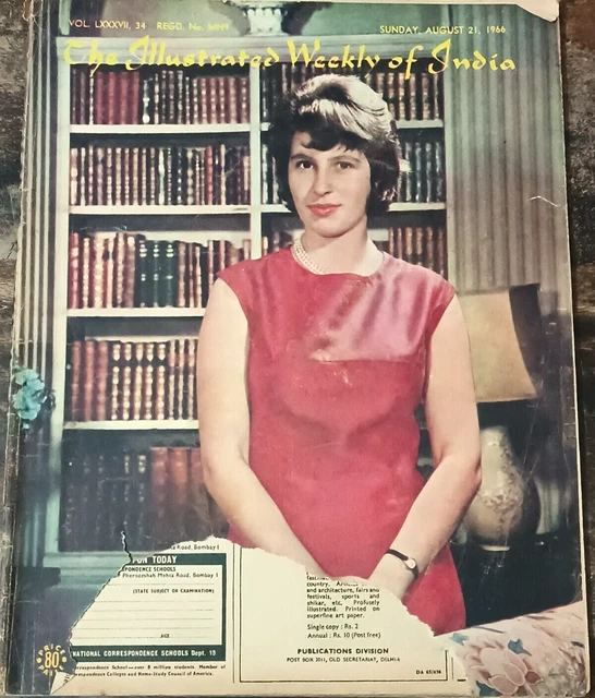 The Illustrated Weekly India 21 Aug 1966 Texas Shooting, Tadoba Park, Jehangir