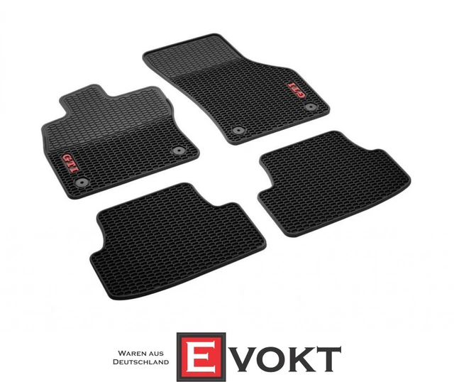 ORIGINAL VW GOLF 7 VII GTI Logo All Weather Rubber Floor Mats Carpets 4pcs LHD £141.15 PicClick UK