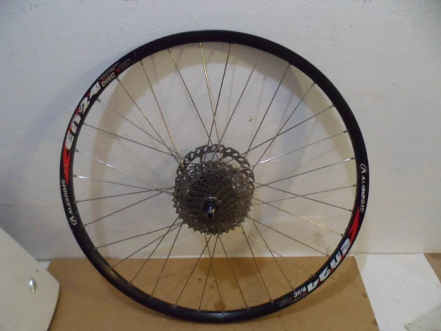 laufrad 26 zoll  Alexrims Scheibe 10 fach