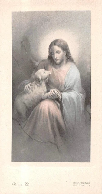 OLD nice  rare Holy cards from 1950"H7871" Holy jesus