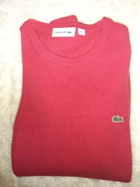 Lacoste Pullover Rot Gr.L