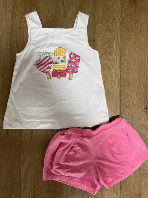 girls mayoral lolly shorts set age 9