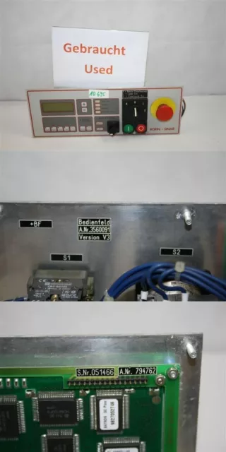 Rofin Sinar Control Pantel 3560091 Operator Panel