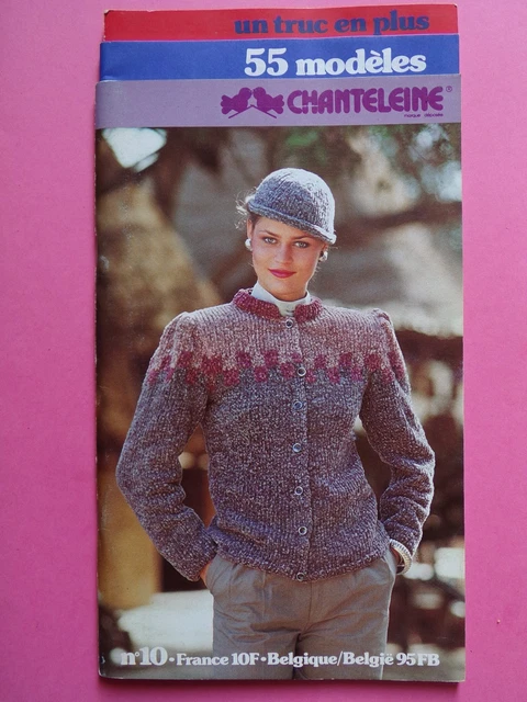 Catalogue Ancien "Je Tricote" - Laine Chantelaine : Modèles De Tricot Rétro, édition Vintage