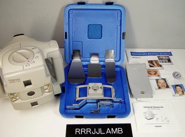 POLAROID INTRAORAL DENTAL KIT (Good) and Macro 5 SLR Camera that is NOT Working