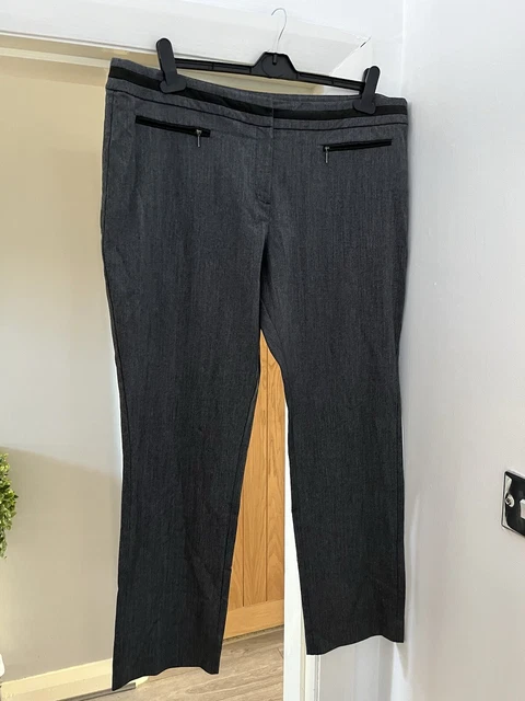 LOVELY LADIES DARK Grey Trousers By Debenhams In Size 18. 30 L. VGC 2.50 PicClick UK
