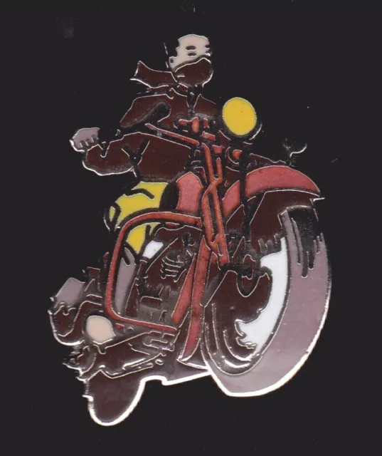 Pin's Folies ** Rare Enamel Badge Demons Moto motorcycle motocycle