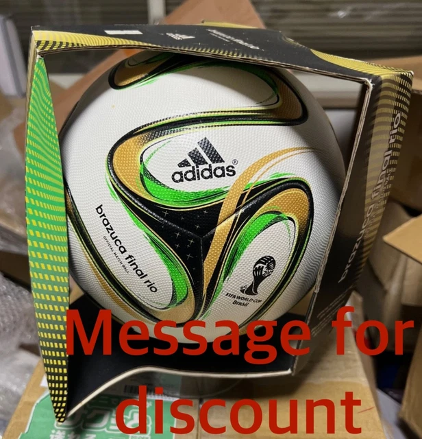 Pallone Da Calcio Brazuca 2014 Taglia 5 - Usato Coppa Del Mondo FIFA - Adatto A Partite