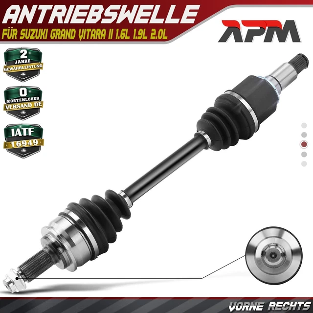 Frankberg Arbre De Transmission Essieu Avant Droite – Compatible Jeep Nitro 2.8L-4.0L 2006-2012 & Cherokee KK 2.8L-3.7L 2008-2013 – Réf. 5189278AA
