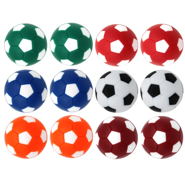6pcs Baby-foot Footballs de remplacement Balles mini officiel de jeu de  football de table Accessoire de balle